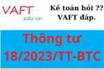 Thông tư 18/2023/TT-BTC  Quy trình, thủ tục thu, nộp tiền phạt vi phạm hành chính