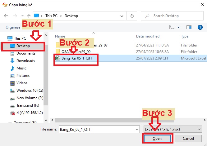 tải file excel vào phần mềm htkk