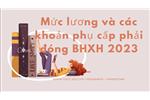 Mức lương và các khoản phụ cấp phải đóng BHXH 2023
