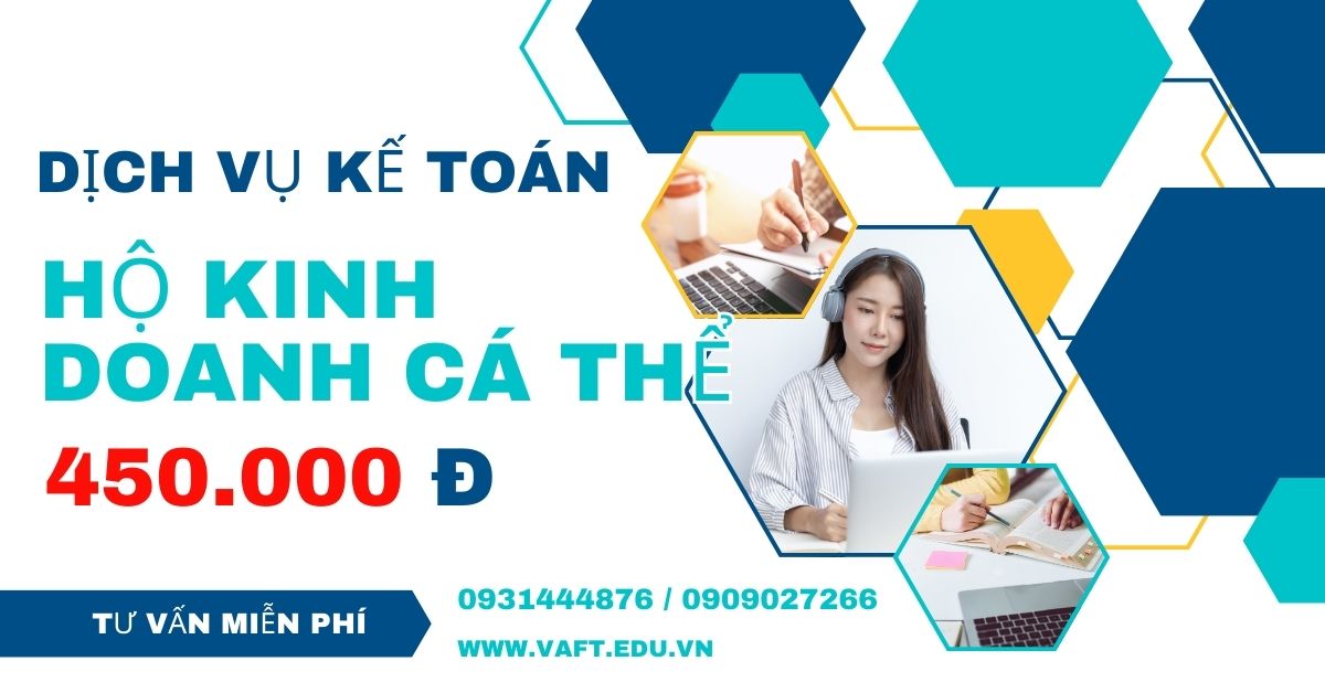 Dịch vụ kế toán thuế cho hộ kinh doanh cá thể