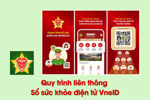 Quy trình liên thông Sổ sức khỏe điện tử VneID