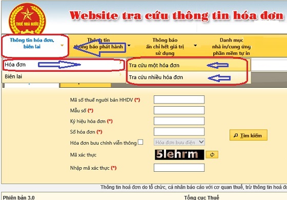 cách tra cứu hóa đơn hợp pháp