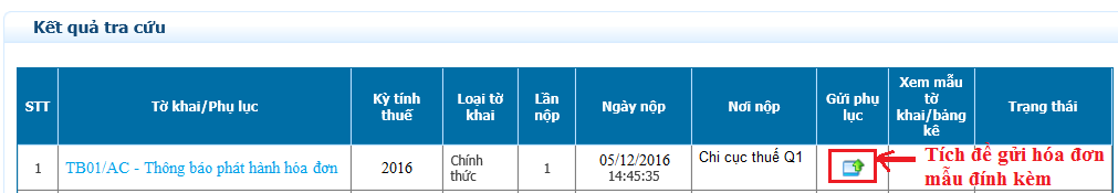 nộp thông báo phát hành hóa đơn online