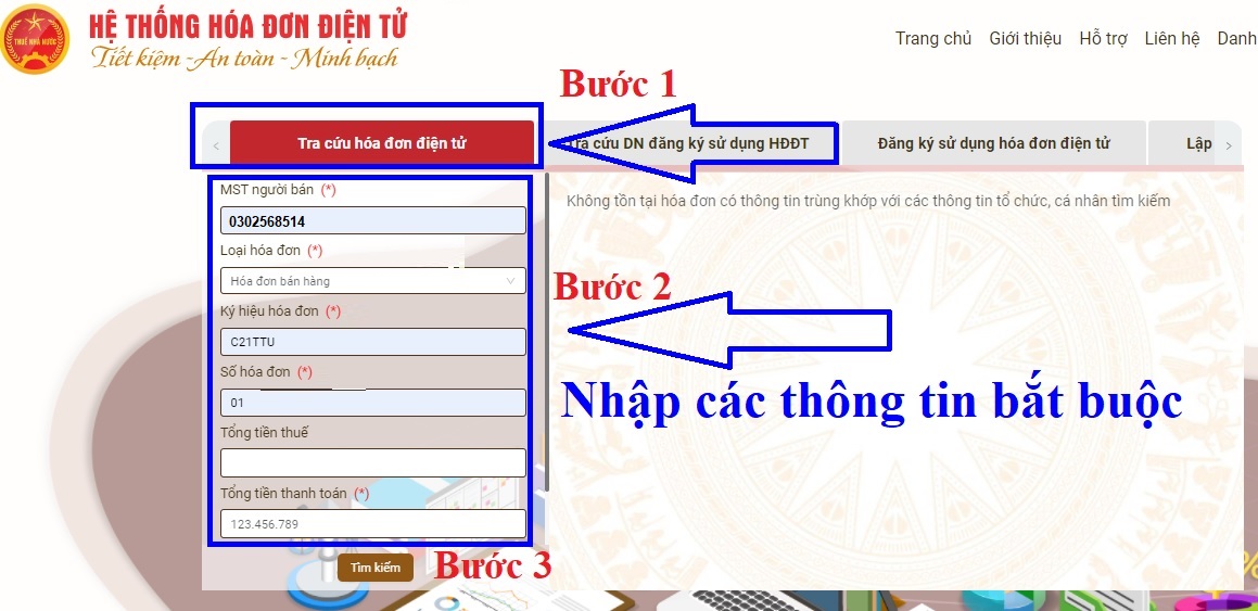 tra cứu hóa đơn điện tử