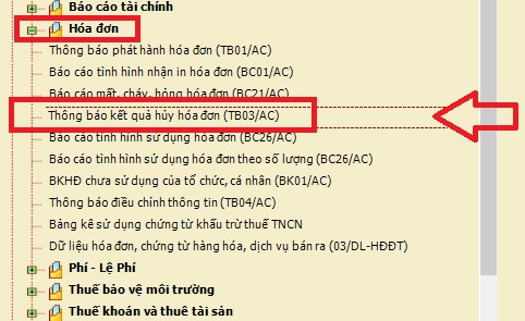 cách hủy hóa đơn giấy