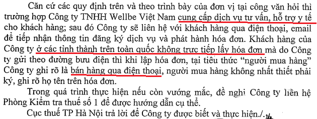 đóng dấu bán hàng qua điện thoại