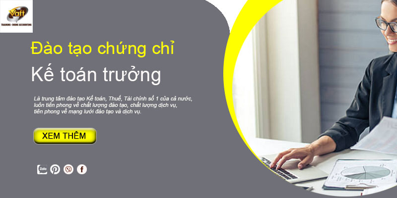 đào tạo chứng chỉ kế toán trưởng